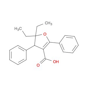 3-Furancarboxylic acid, 5,5-diethyl-4,5-dihydro-2,4-diphenyl-