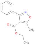 4-Isoxazolecarboxylic acid, 5-methyl-3-phenyl-, ethyl ester