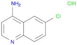 4-Quinolinamine, 6-chloro-, hydrochloride (1:1)