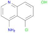 4-Quinolinamine, 5-chloro-, hydrochloride (1:1)