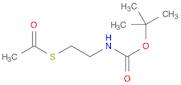 Ethanethioic acid, S-[2-[[(1,1-dimethylethoxy)carbonyl]amino]ethyl] ester