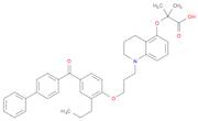 Propanoic acid, 2-[[1-[3-[4-([1,1'-biphenyl]-4-ylcarbonyl)-2-propylphenoxy]propyl]-1,2,3,4-tetrahy…