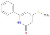 2(1H)-Pyridinone, 4-(methylthio)-6-phenyl-