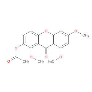 9H-Xanthen-9-one, 2-(acetyloxy)-1,6,8-trimethoxy-