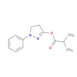 Propanoic acid, 2-methyl-, 4,5-dihydro-1-phenyl-1H-pyrazol-3-yl ester