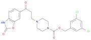 1-Piperazinecarboxylic acid, 4-[3-(2,3-dihydro-2-oxo-6-benzoxazolyl)-3-oxopropyl]-, (3,5-dichlorop…