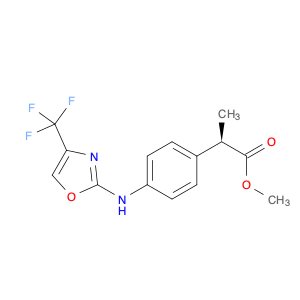 (R)-Methyl 2-(4-((4-(trifluoromethyl)oxazol-2-yl)amino)phenyl)propanoate