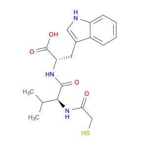 L-Tryptophan, N-[N-(mercaptoacetyl)-L-valyl]- (9CI)