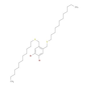 Benzene, 1,2-dibromo-4,5-bis[(dodecylthio)methyl]-