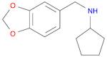 1,3-Benzodioxole-5-methanamine, N-cyclopentyl-