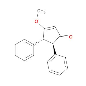 2-Cyclopenten-1-one, 3-methoxy-4,5-diphenyl-, trans- (9CI)