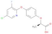 Propanoic acid, 2-[4-[(5-chloro-3-fluoro-2-pyridinyl)oxy]phenoxy]-, (2R)-