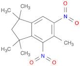 1H-Indene, 2,3-dihydro-1,1,3,3,5-pentamethyl-4,6-dinitro-