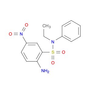 Benzenesulfonamide, 2-amino-N-ethyl-5-nitro-N-phenyl-