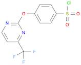 Benzenesulfonyl chloride, 4-[[4-(trifluoromethyl)-2-pyrimidinyl]oxy]-