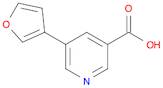 3-Pyridinecarboxylic acid, 5-(3-furanyl)-