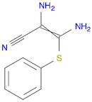 2-Propenenitrile, 2,3-diamino-3-(phenylthio)-