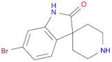 Spiro[3H-indole-3,4'-piperidin]-2(1H)-one, 6-bromo-