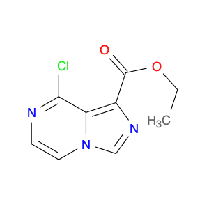 Imidazo[1,5-a]pyrazine-1-carboxylic acid, 8-chloro-, ethyl ester