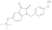 1H-Indole-2,3-dione, 1-[(4-methoxyphenyl)methyl]-5-(trifluoromethoxy)-