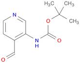 Carbamic acid, N-(4-formyl-3-pyridinyl)-, 1,1-dimethylethyl ester