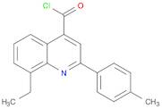 4-Quinolinecarbonyl chloride, 8-ethyl-2-(4-methylphenyl)-