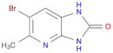 2H-Imidazo[4,5-b]pyridin-2-one, 6-bromo-1,3-dihydro-5-methyl-