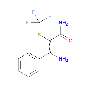 2-Propenamide, 3-amino-3-phenyl-2-[(trifluoromethyl)thio]-