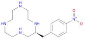 1,4,7,10-Tetraazacyclododecane, 2-[(4-nitrophenyl)methyl]-, (2S)-