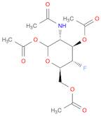 D-Glucopyranose, 2-(acetylamino)-2,4-dideoxy-4-fluoro-, 1,3,6-triacetate