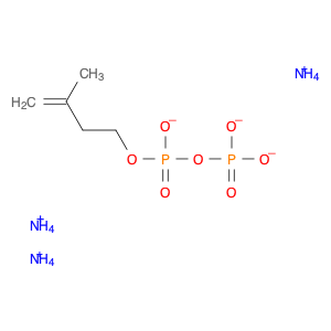 Diphosphoric acid, mono(3-methyl-3-butenyl) ester, triammonium salt (9CI)