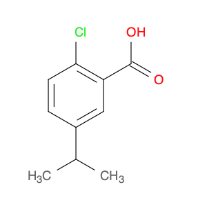 Benzoic acid, 2-chloro-5-(1-methylethyl)-