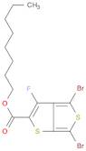 Thieno[3,4-b]thiophene-2-carboxylic acid, 4,6-dibromo-3-fluoro-, octyl ester