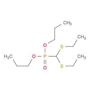 Phosphonic acid, [bis(ethylthio)methyl]-, dipropyl ester (9CI)