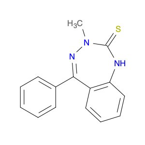 2H-1,3,4-Benzotriazepine-2-thione, 1,3-dihydro-3-methyl-5-phenyl-