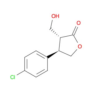 2(3H)-Furanone, 4-(4-chlorophenyl)dihydro-3-(hydroxymethyl)-, trans- (9CI)