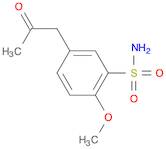 Benzenesulfonamide, 2-methoxy-5-(2-oxopropyl)-