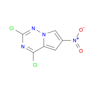 Pyrrolo[2,1-f][1,2,4]triazine, 2,4-dichloro-6-nitro-