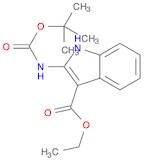 1H-Indole-3-carboxylic acid, 2-[[(1,1-dimethylethoxy)carbonyl]amino]-, ethyl ester