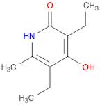 2(1H)-Pyridinone, 3,5-diethyl-4-hydroxy-6-methyl-