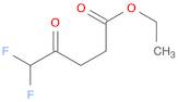 Pentanoic acid, 5,5-difluoro-4-oxo-, ethyl ester