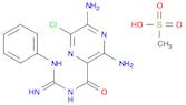 2-Pyrazinecarboxamide, 3,5-diamino-6-chloro-N-[imino(phenylamino)methyl]-, methanesulfonate (1:1)