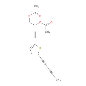3-Butyne-1,2-diol, 4-[5-(1,3-pentadiyn-1-yl)-2-thienyl]-, 1,2-diacetate