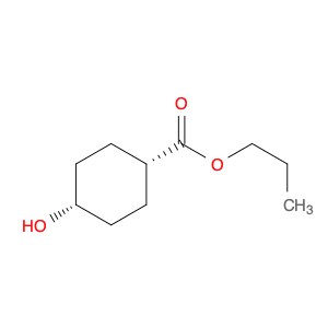 Cyclohexanecarboxylic acid, 4-hydroxy-, propyl ester, cis-