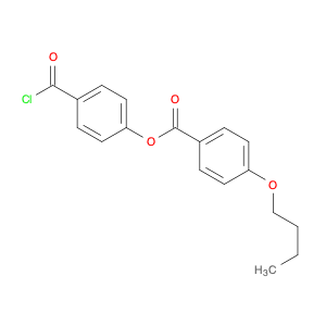 Benzoic acid, 4-butoxy-, 4-(chlorocarbonyl)phenyl ester