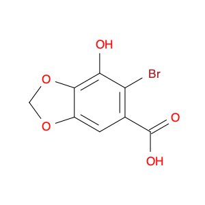 1,3-Benzodioxole-5-carboxylic acid, 6-bromo-7-hydroxy-