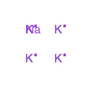 Potassium, compd. with sodium (4:1)