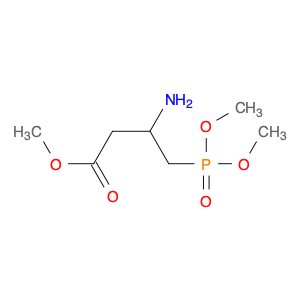 Butanoic acid, 3-amino-4-(dimethoxyphosphinyl)-, methyl ester