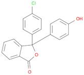 1(3H)-Isobenzofuranone, 3-(4-chlorophenyl)-3-(4-hydroxyphenyl)-