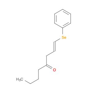 1-Octen-4-one, 1-(phenylseleno)-, (E)- (9CI)